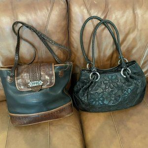 Brighton Valencia Bag &Brighton Brown/Black Bucket